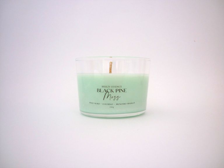 Candela profumata Black Pine e Moss